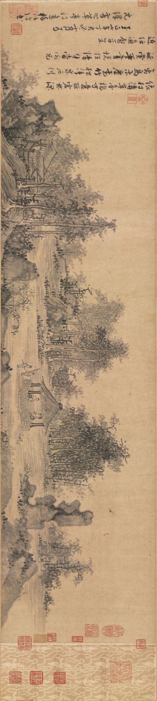 吴镇山水画赏析