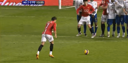 12位打进任意球最多的球员,梅西c罗未