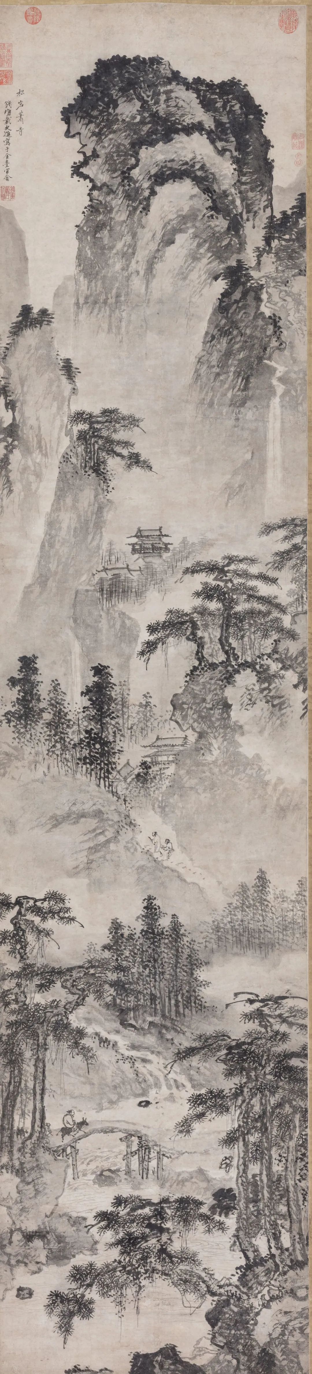 用笔恣意而不逾矩,人物虽寥寥数笔,而形神皆备,属戴进纵逸一路的作品