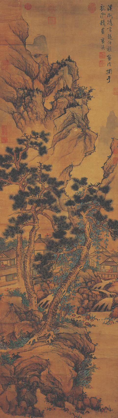 蓝瑛山水画赏析