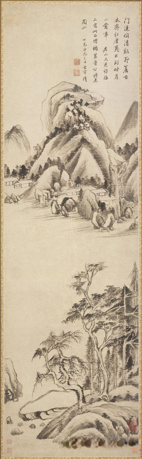 董其昌山水画欣赏上
