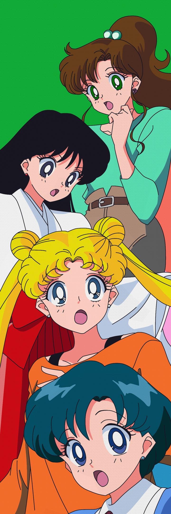 旧漫风美少女战士ipad壁纸