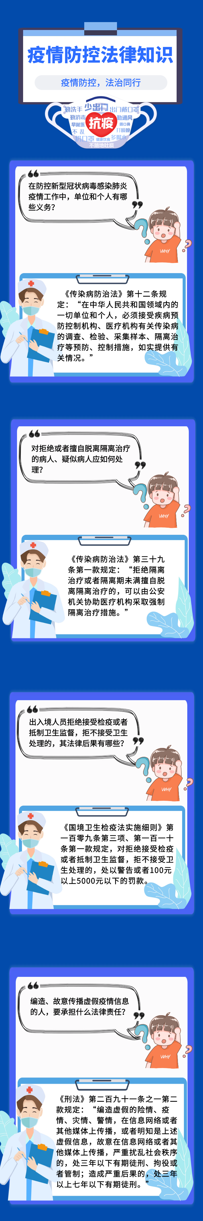 疫情防控法治同行这些疫情防控法律知识你必须知道