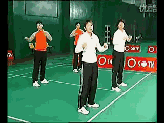 羽毛球教学011|赛前热身示例