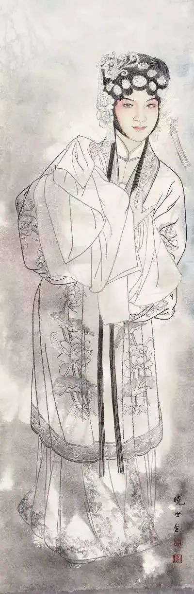 国画天地画坛伉俪王志纯谭晓世的戏曲人物画