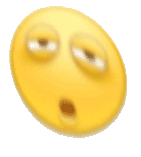 扭曲犯困小黄脸表情包我好困