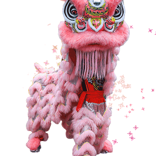 南海狮团拜大年醒狮贺新春新年更精神