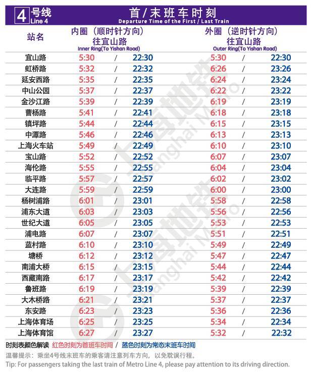 28日起上海地铁多线延时运营 换乘信息抢先看