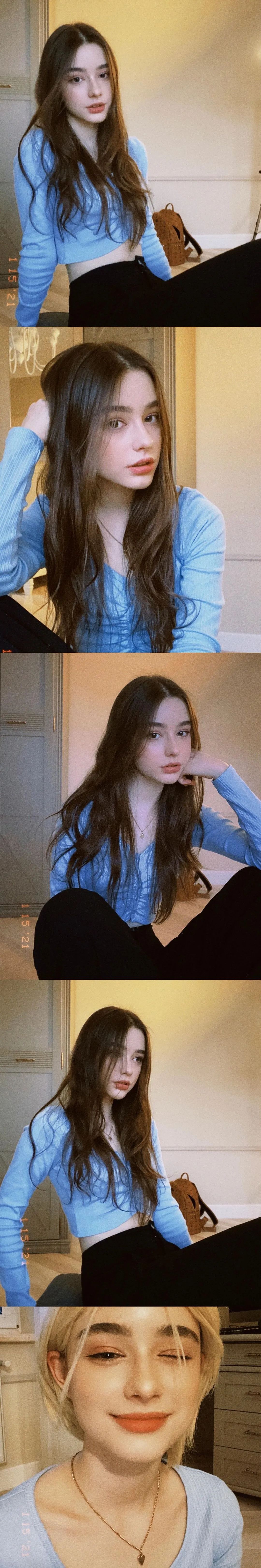 小姐姐1999年12月10日出生于俄罗斯,职业模特,中文名达莎·塔兰.