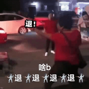 退退退表情包合集丨大妈版,击剑小人版