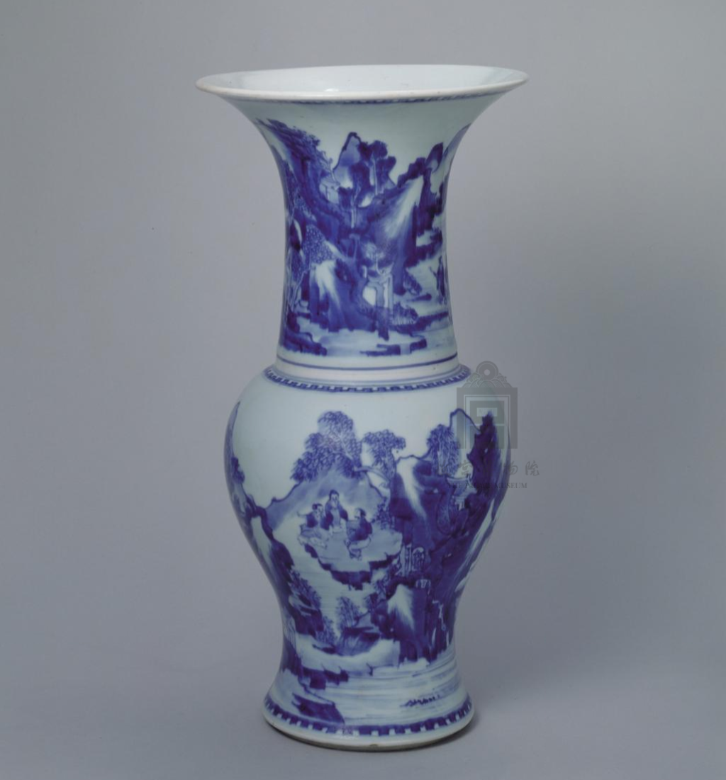 康熙青花加上瓷上山水，难怪在清代“江湖”独领风骚！-腾讯新闻