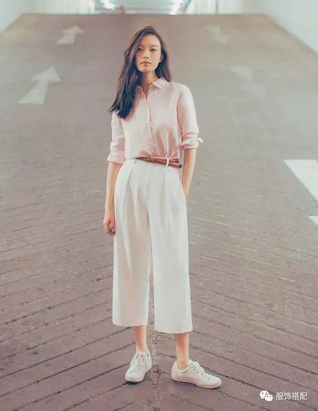 衬衫+阔腿裤,才是夏日最火气质搭配!