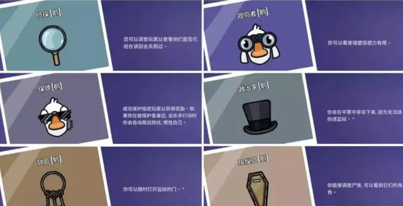 Goosegooseduck鹅鸭杀（鹅鹅鸭）角色技能特点介绍，这里了解