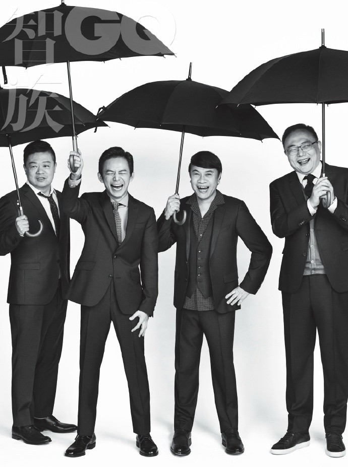 《奇葩说》里最会说话的四位大叔拍大片,这组照片老有