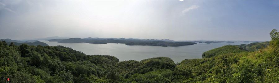天然观景台，在这里可以一览天目湖全景