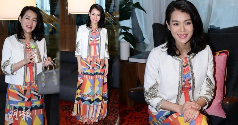 准妈妈胡杏儿要等怀孕9个月时再停工 自曝预产期在11月（图） - 1