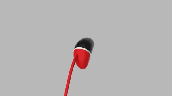 世界上最舒服的耳机 看着就像一粒红豆