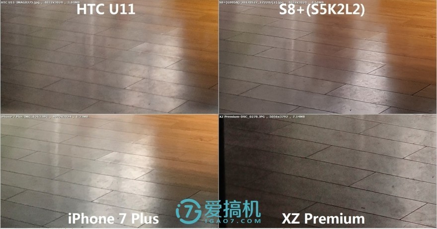 巅峰对决!S8+\/U11\/索尼XZP\/iPhone拍照横评