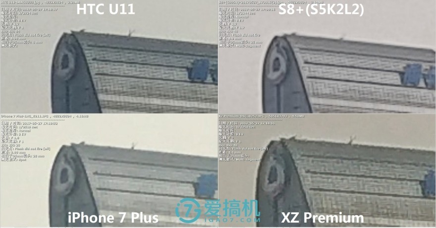 巅峰对决!S8+\/U11\/索尼XZP\/iPhone拍照横评