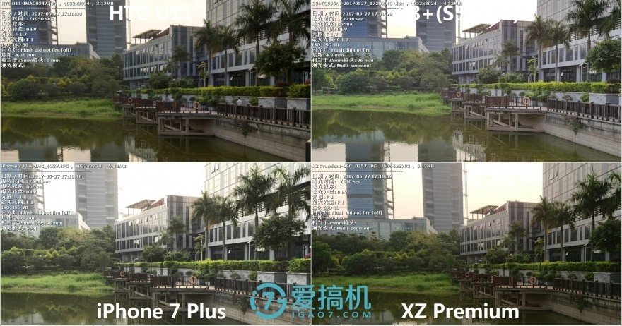 巅峰对决!S8+\/U11\/索尼XZP\/iPhone拍照横评