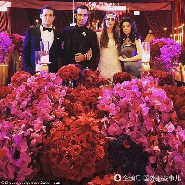 俄罗斯最富继承人在美国结婚 婚礼奢华鲜花就花数百万（组图） - 2
