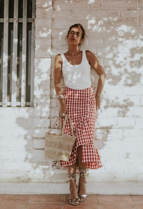 杨幂的格子显胖,刘诗诗的显老?今年穿桌布最时