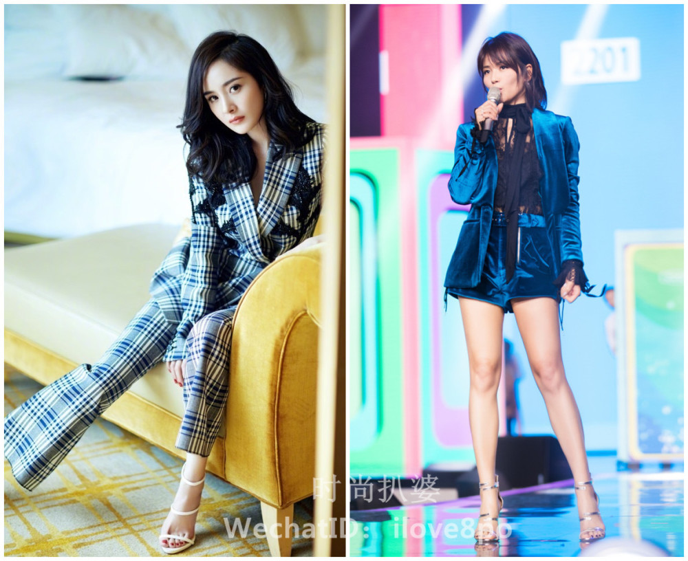 一字带过时了?杨幂唐嫣佟丽娅集体撞鞋,爱上霸