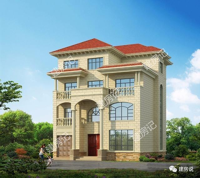 带车库的四层农村别墅 村长家的房子都不如这