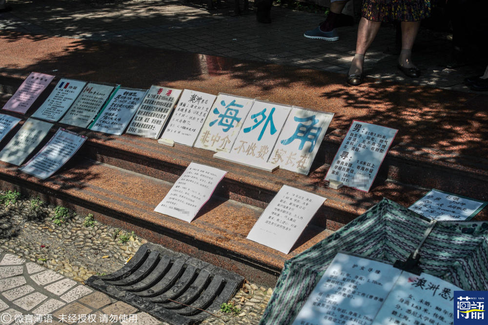 上海相亲角美国硕士女孩征婚:要求大10岁男性