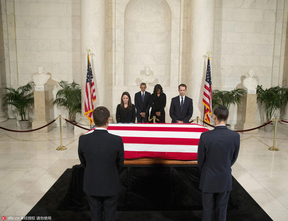 美国送别最高法院大法官斯卡利亚