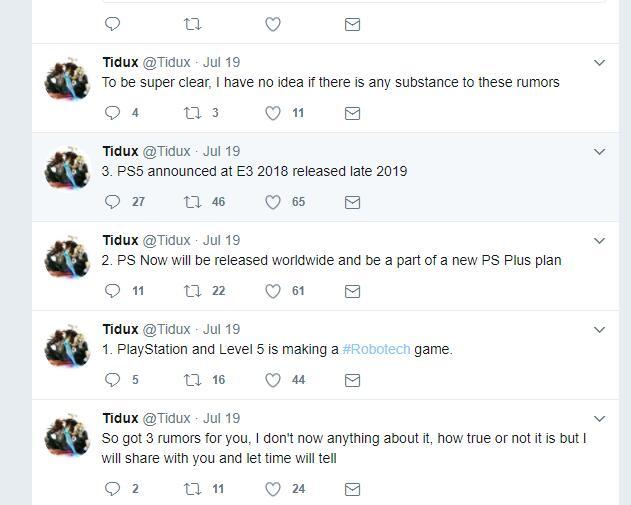 传PS5将在2018年E3上公布 2019年底发售