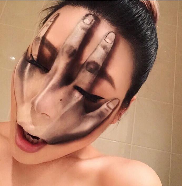 特效化妆,恐怖惊悚,美女,吓人