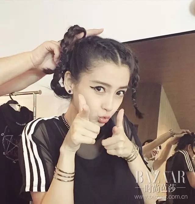 Angelababy、杨幂、赵丽颖最爱的减龄双马尾