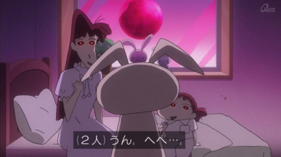妮妮兔子恶鬼上身！《蜡笔小新》最新回超恐怖