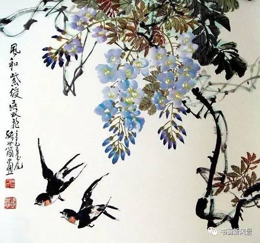 乔木(1920--2002),字大年,著名花鸟画家,以擅画百鸟著称,大师江寒汀