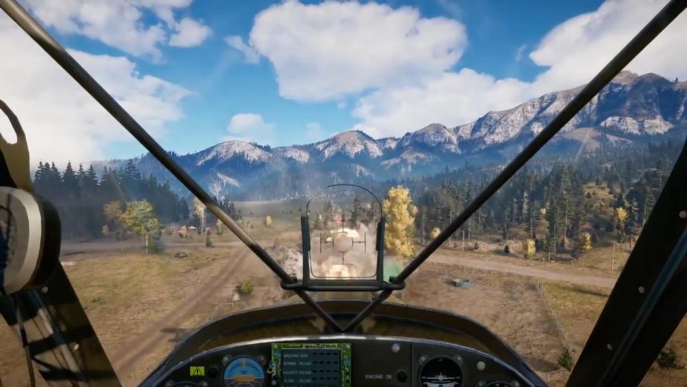 《孤岛惊魂5》最新演示 玩家可钓鱼开飞机空战