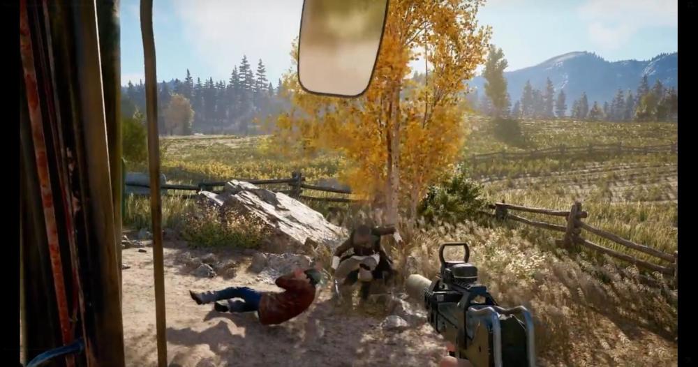 《孤岛惊魂5》最新演示 玩家可钓鱼开飞机空战