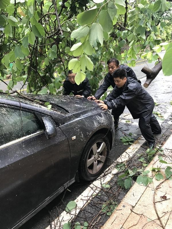 “天鸽”威力有多大？盐田大梅沙烧烤场遭巨浪突袭