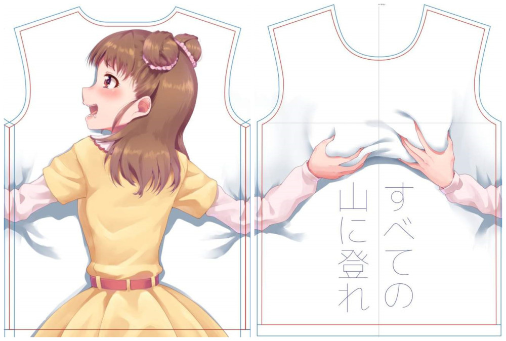 羞耻度爆表！岛国画师创作揉欧派T恤