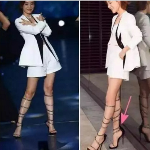 马甲线女神人设崩了？袁姗姗未经ps照片竟然变成僵尸脸？