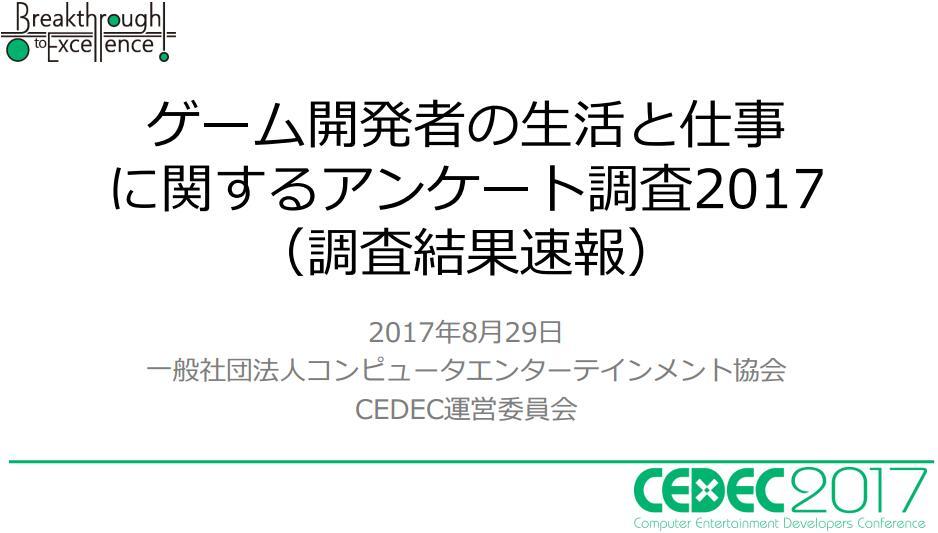 日本游戏从业者平均年收入32万 工作年限10年以上