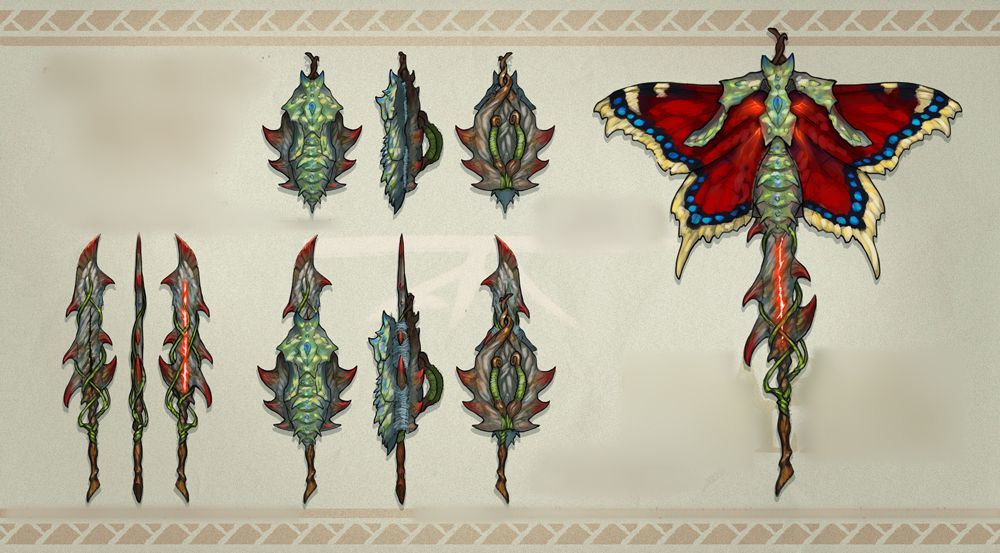 《怪物猎人:世界》武器设计比赛初审出炉 20件