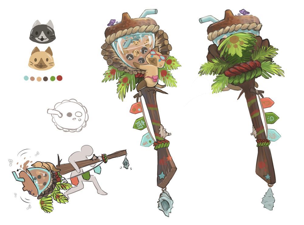 《怪物猎人:世界》武器设计比赛初审出炉 20件