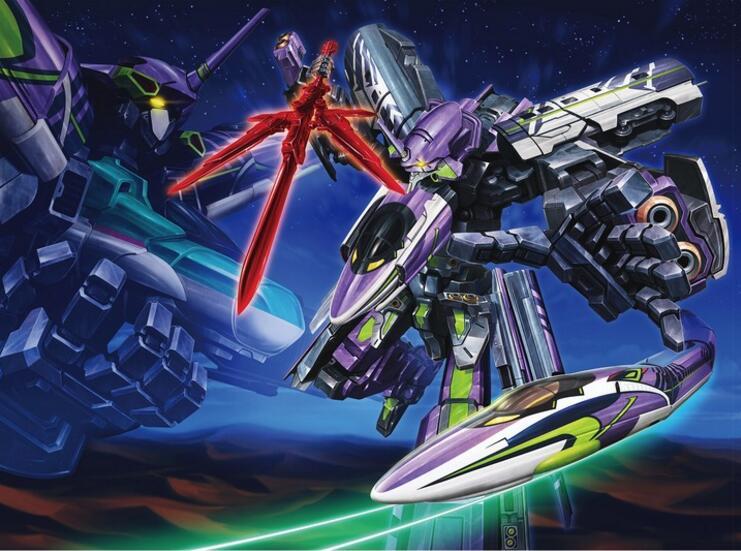 至少是个玩具！《EVA》新干线变形机器人登场