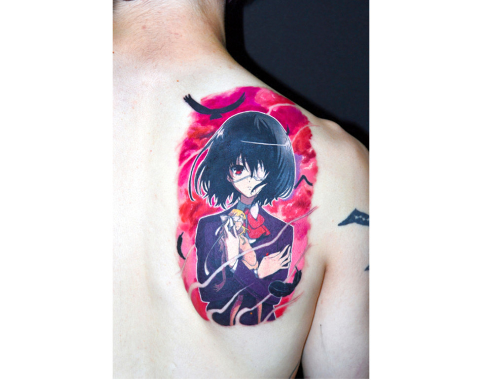 企鹅娘吐槽：你愿意把喜欢的动漫人物纹到身上吗？