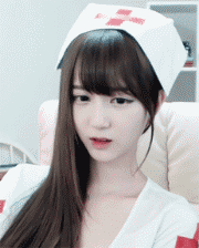 最萌韩国女主播qq表情包,电眼