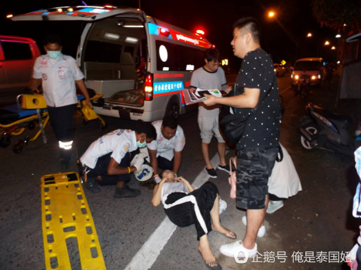 中国游客在泰国租车自驾游发生事故，现场一片狼藉（组图） - 4