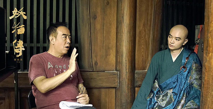 染谷将太新造型曝光 《妖猫传》片场照公开