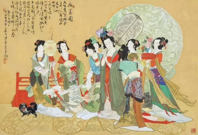 杨玉环,画家,宋人画杨贵妃上马图,杨贵妃上马图,贵妃出浴,长生殿