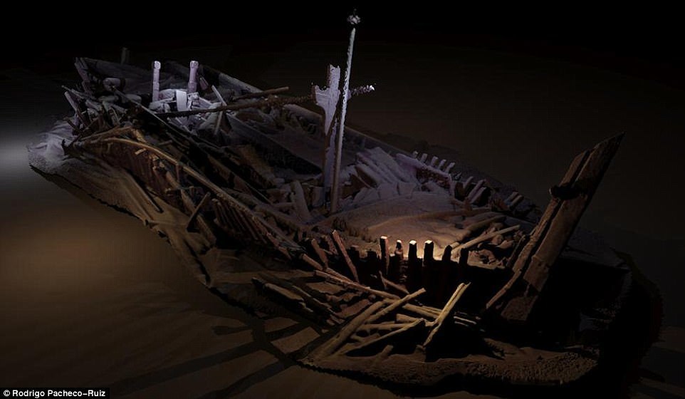 黑海底部发现60条“幽灵船” 沉睡千年仍完好无损（组图） - 3